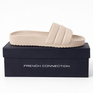 French Connection | Putty Slip-On Slides (NIB)